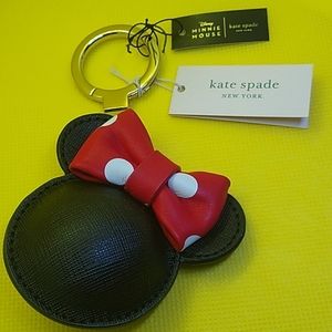 Kate Spade Minnie mouse keychain